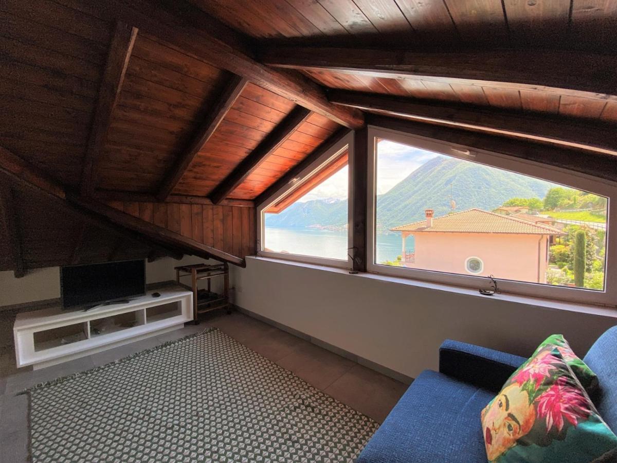 דירות ארגגנו La Rondinella - Loft With Fantastic View On Lake Como מראה חיצוני תמונה